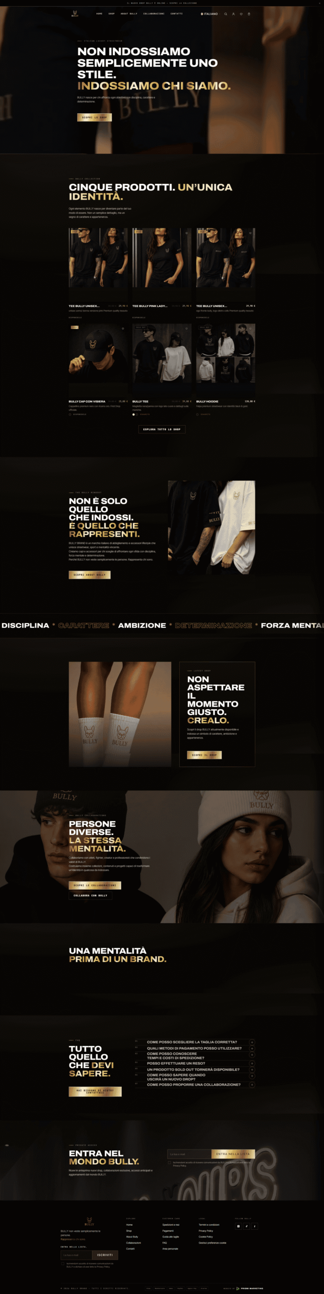 BULLY BRAND : Italian luxury streetwear